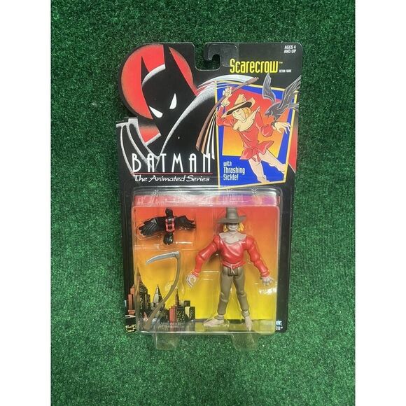 Batman The Animated Series Scarecrow Vintage Action Figure 1993 Kenner Rare New - Picture 1 of 2